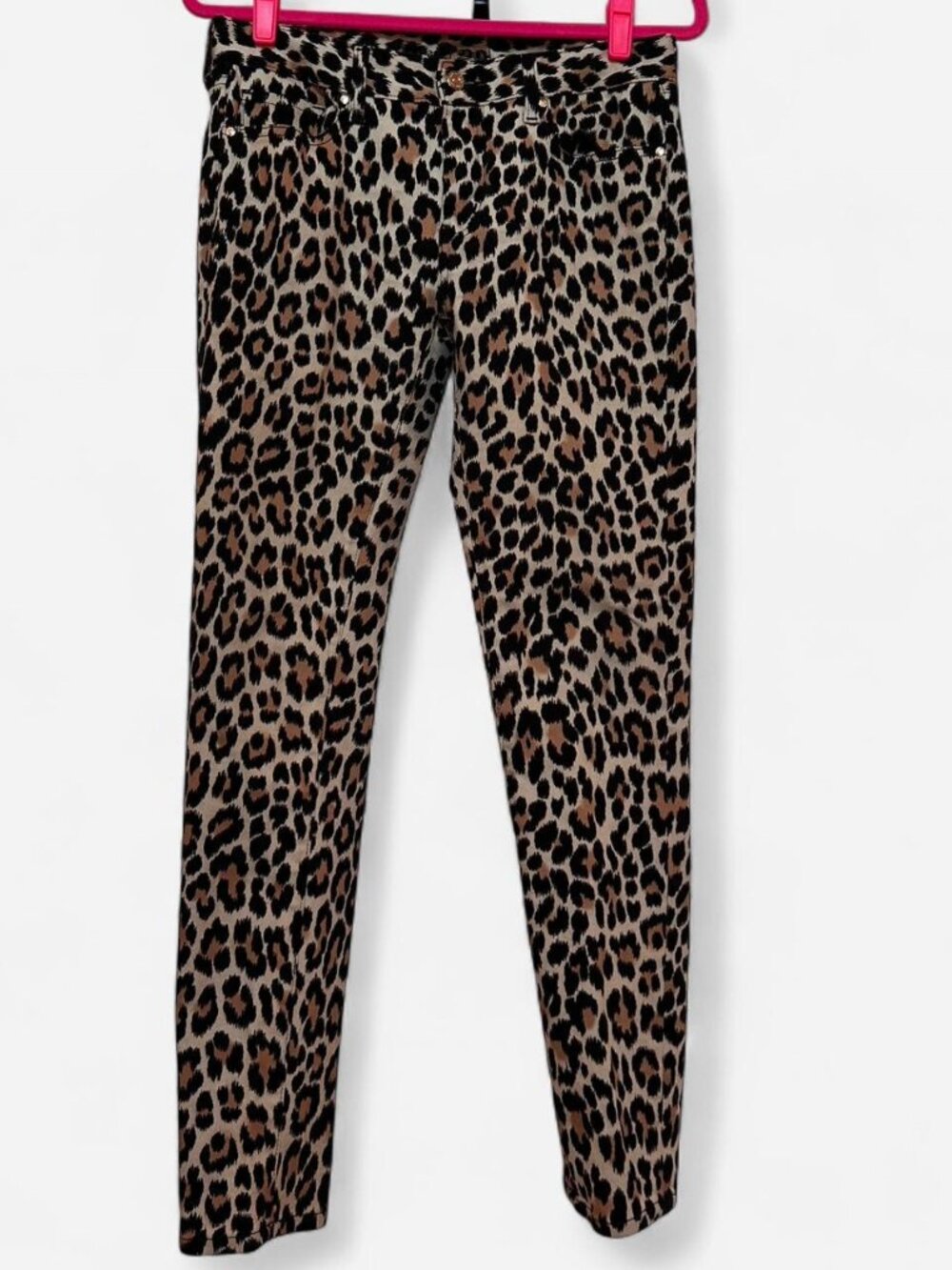 kate spade new york mid rise leopard print pants